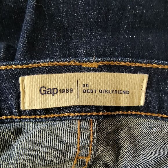 Gap 1969 Best Girlfriend Jeans Women's 30 Blue Stretch Denim 34x26 - Picture 4 of 7